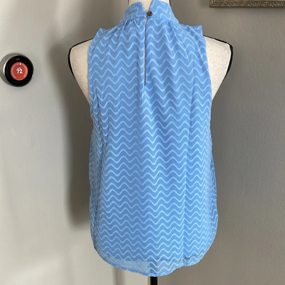 MAEVE light blue top ANTHROPOLOGIE - Picture 4 of 8